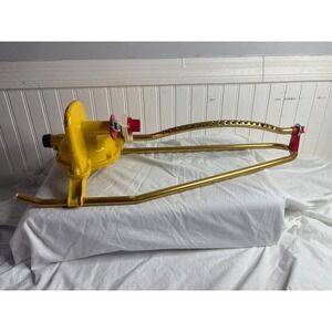 Nelson Yellow Rotating Sprinkler Metal Sprinkler Head Lawn Garden Water